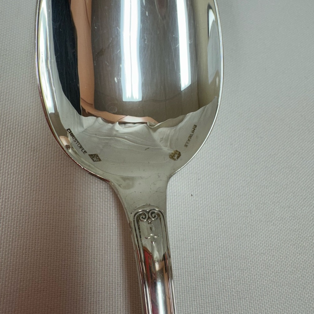 Christofle Sterling Silver Soup Spoon - Picture 3 of 9